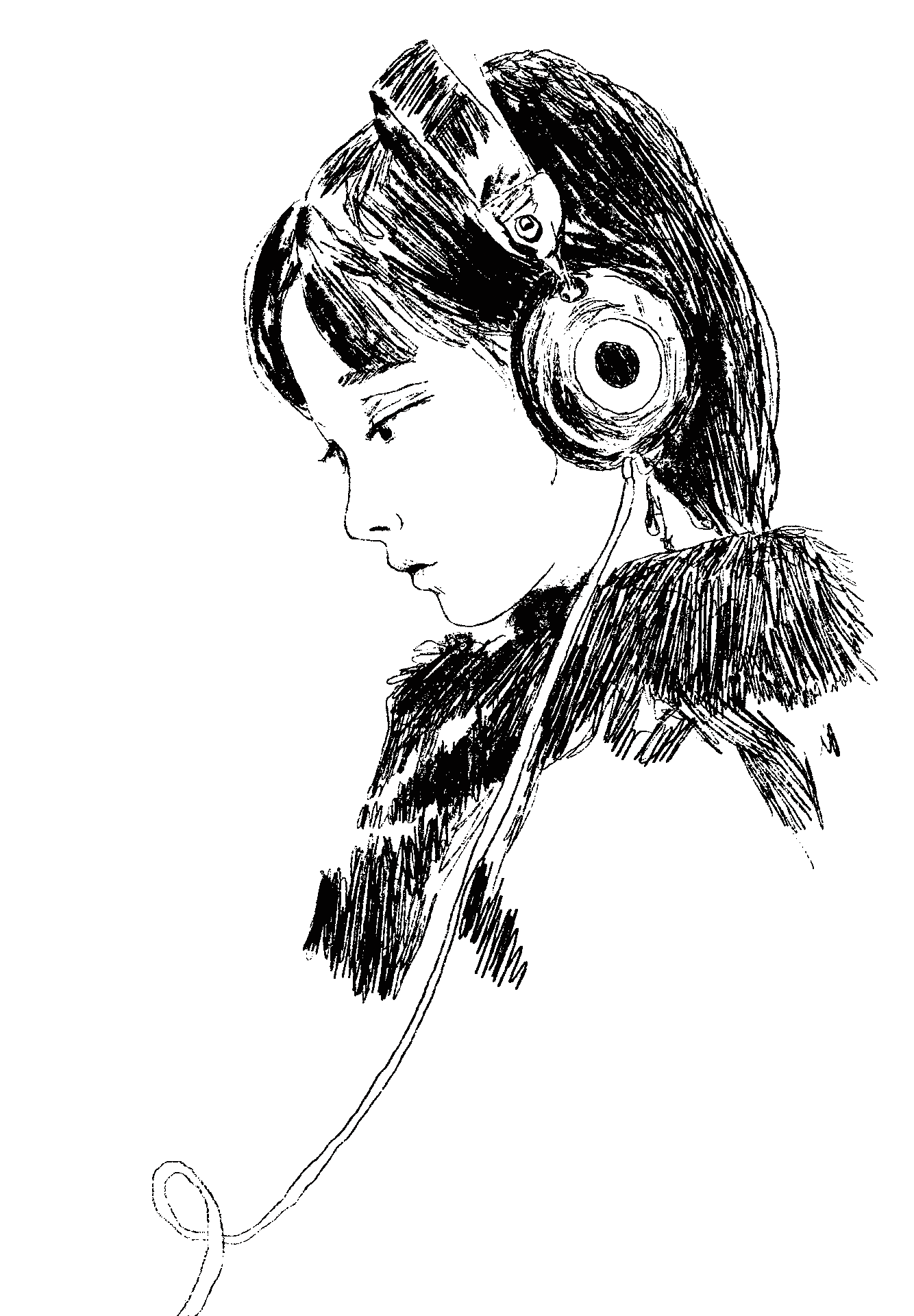 Headphones illustration